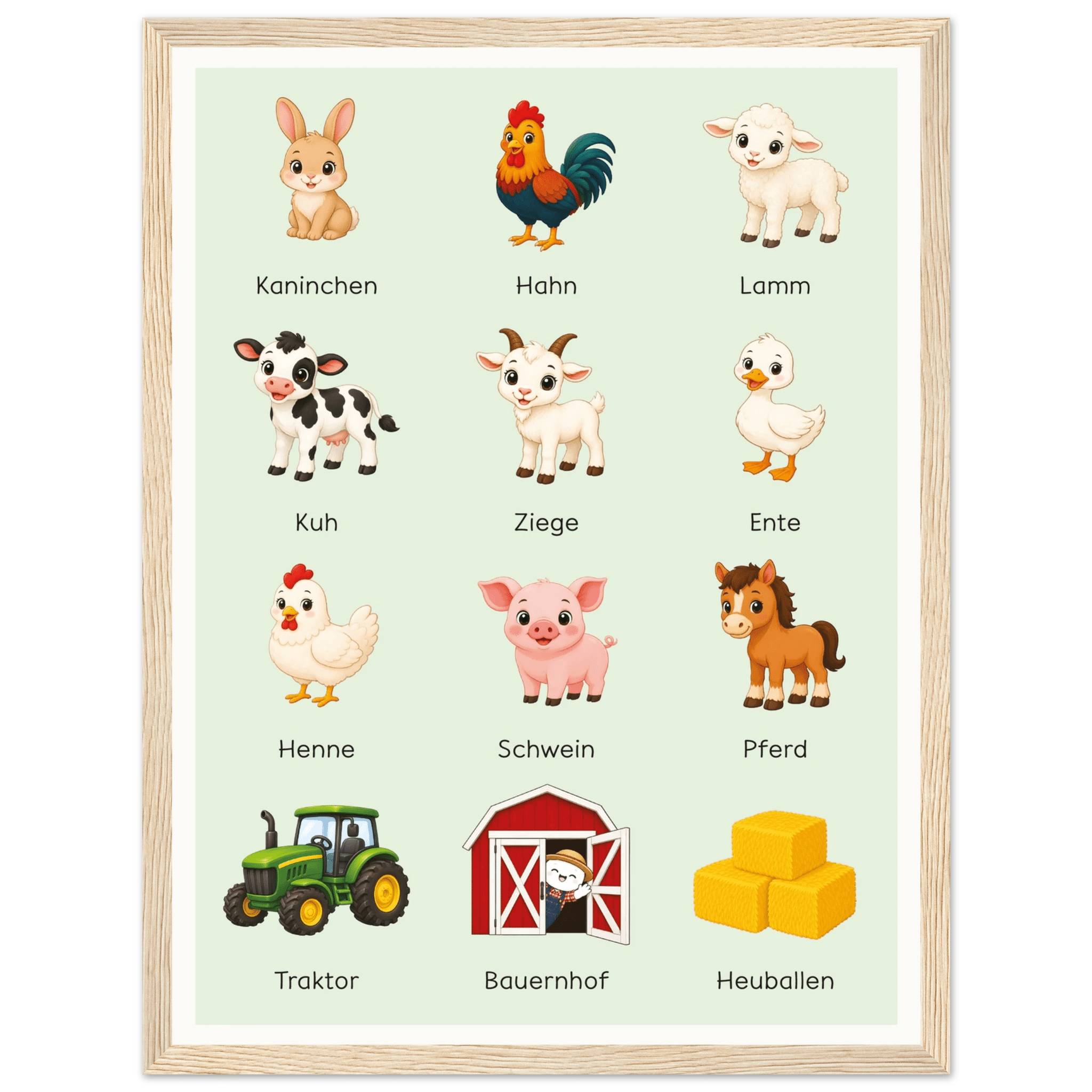 Lilles Bauernhof-Poster poster