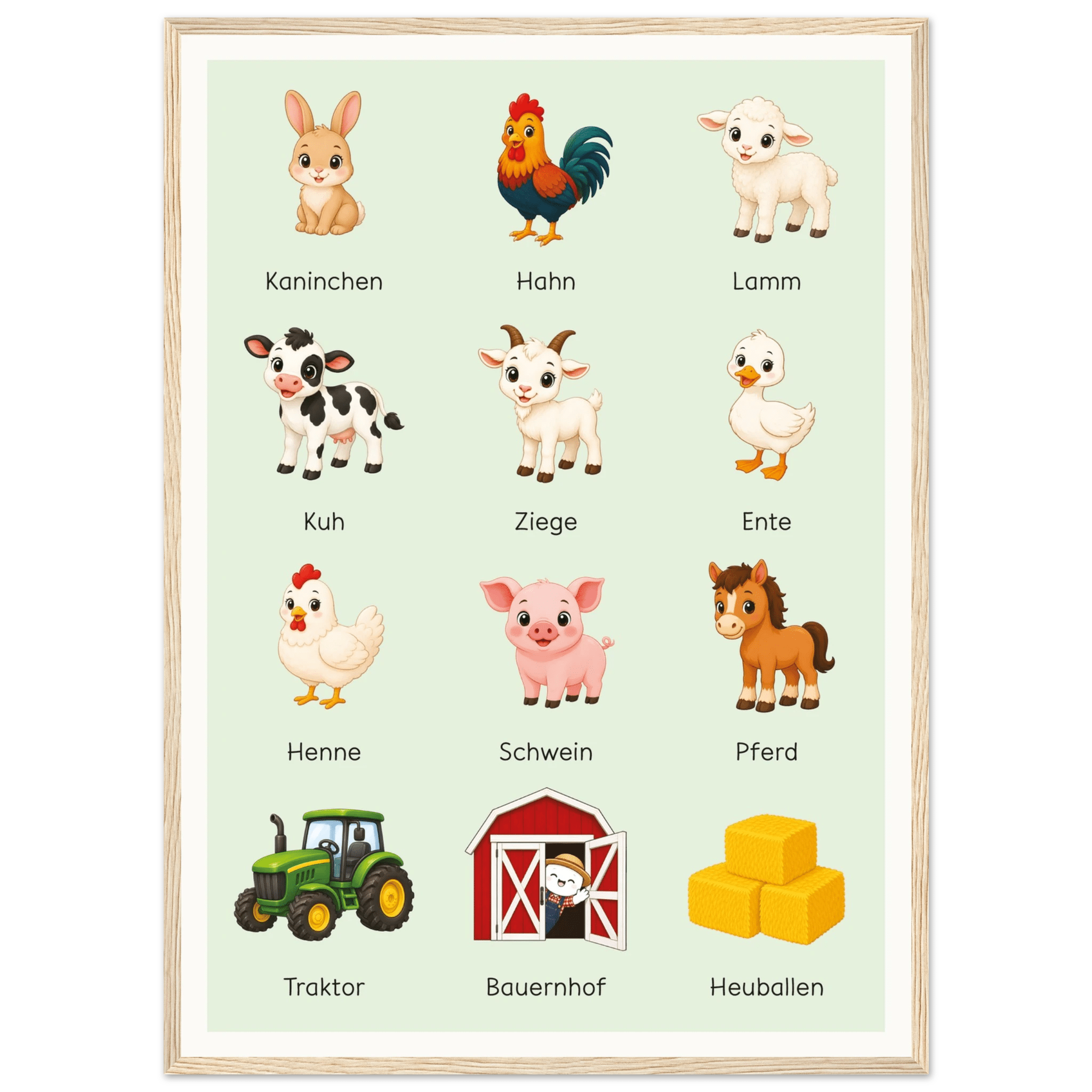 Lilles Bauernhof-Poster poster