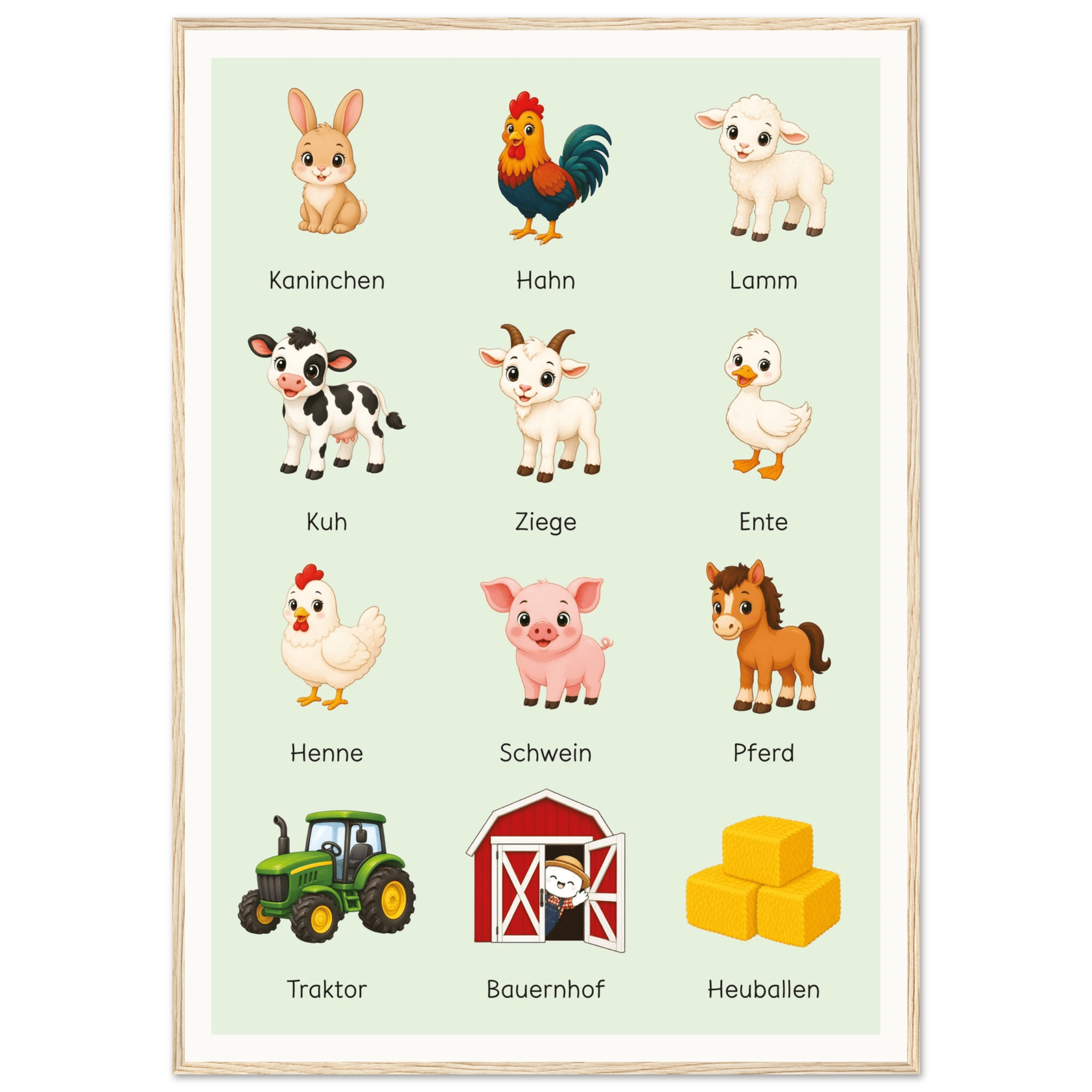 Lilles Bauernhof-Poster poster