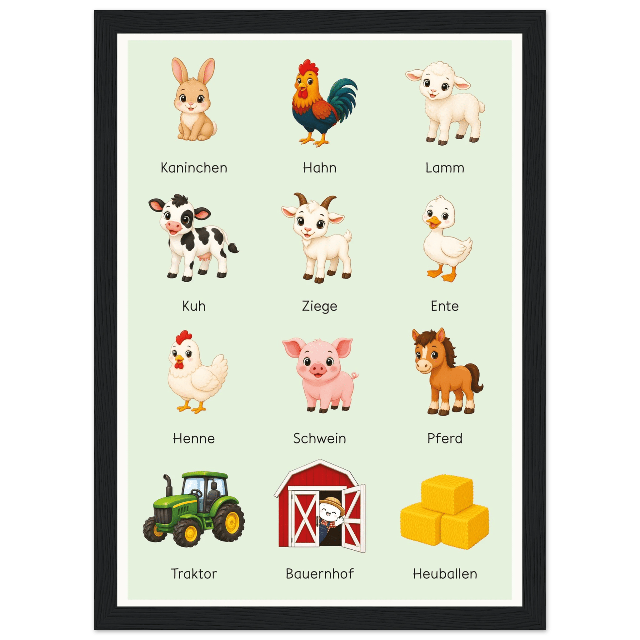 Lilles Bauernhof-Poster poster