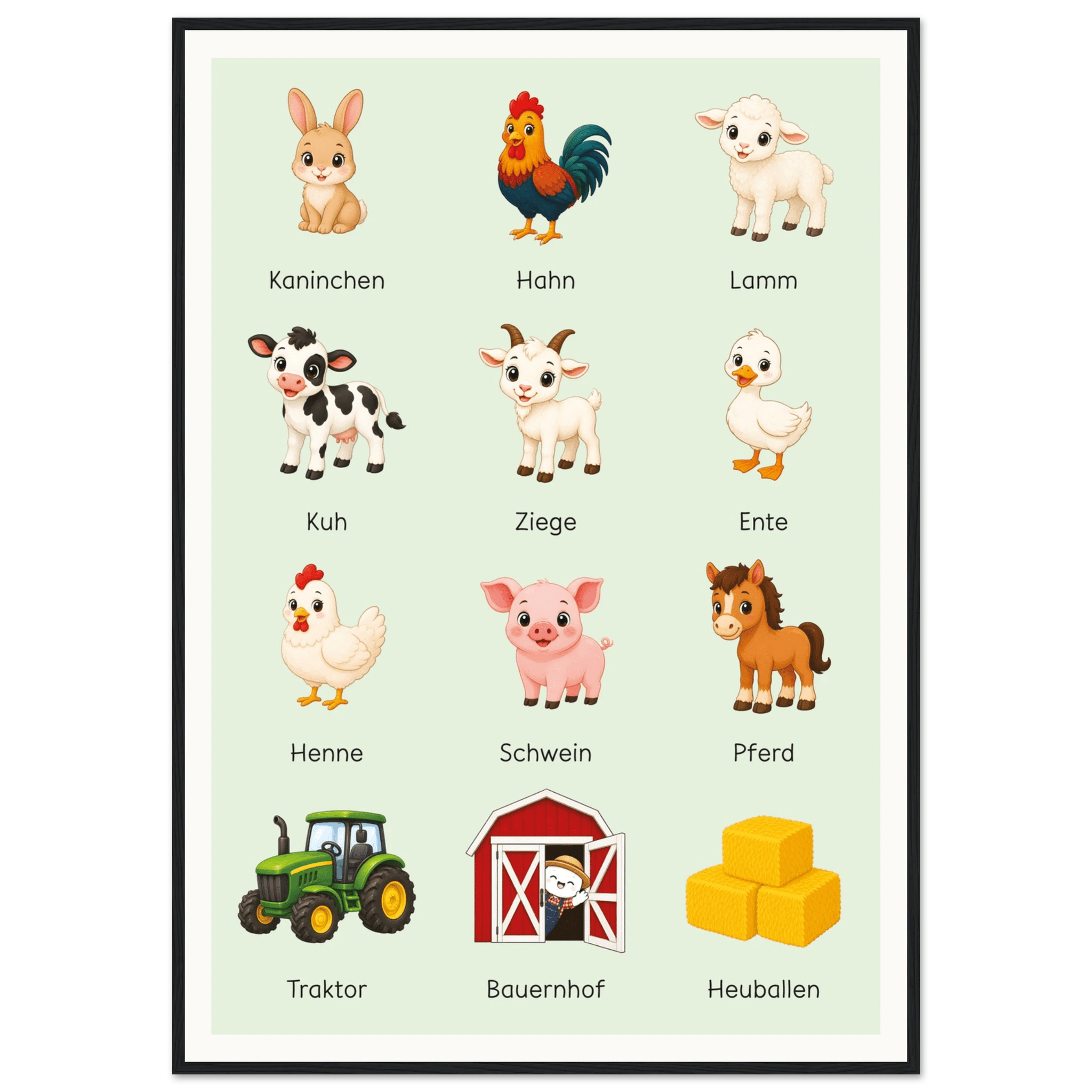 Lilles Bauernhof-Poster poster
