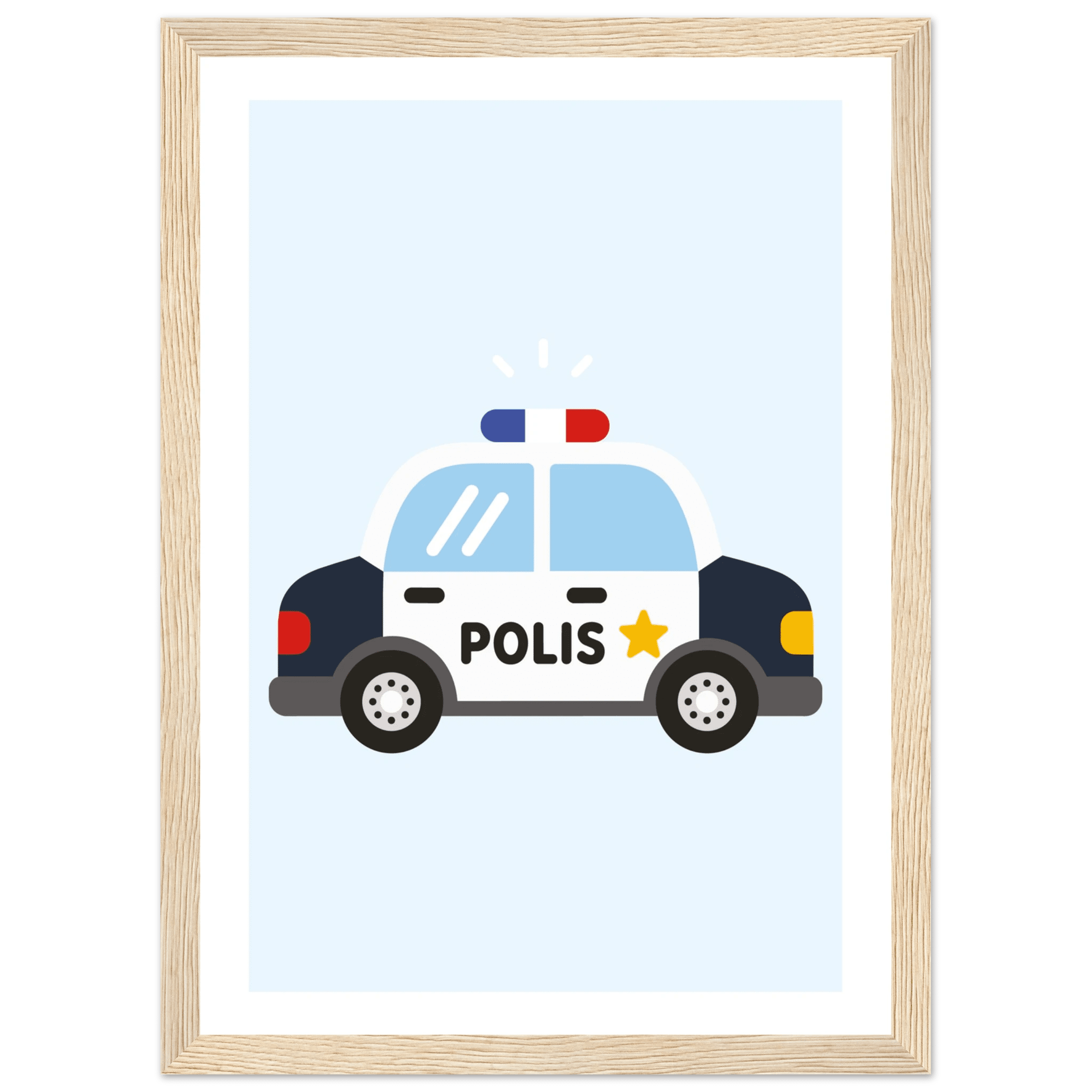Polisbil Poster poster