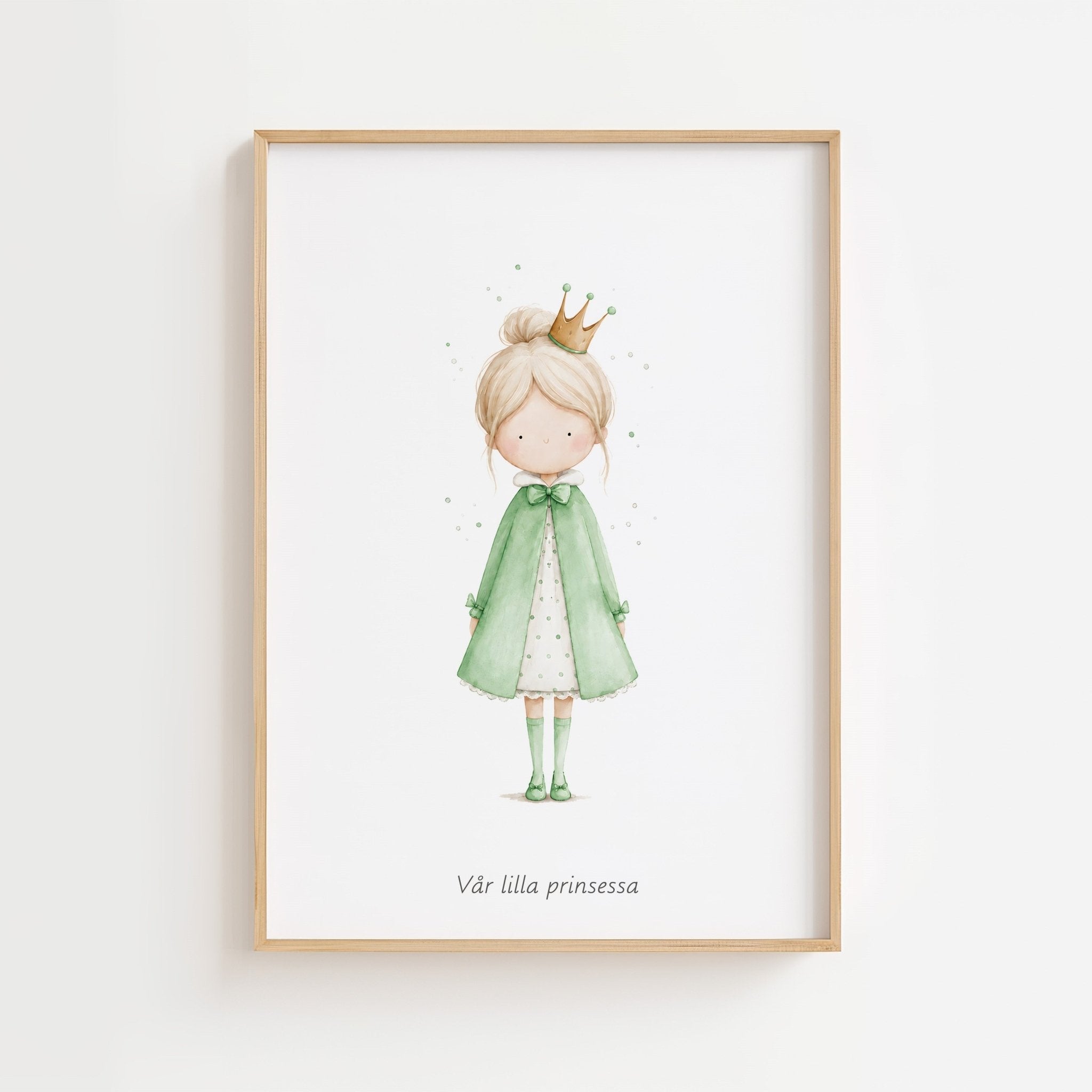 Prinsessa med personlig text poster