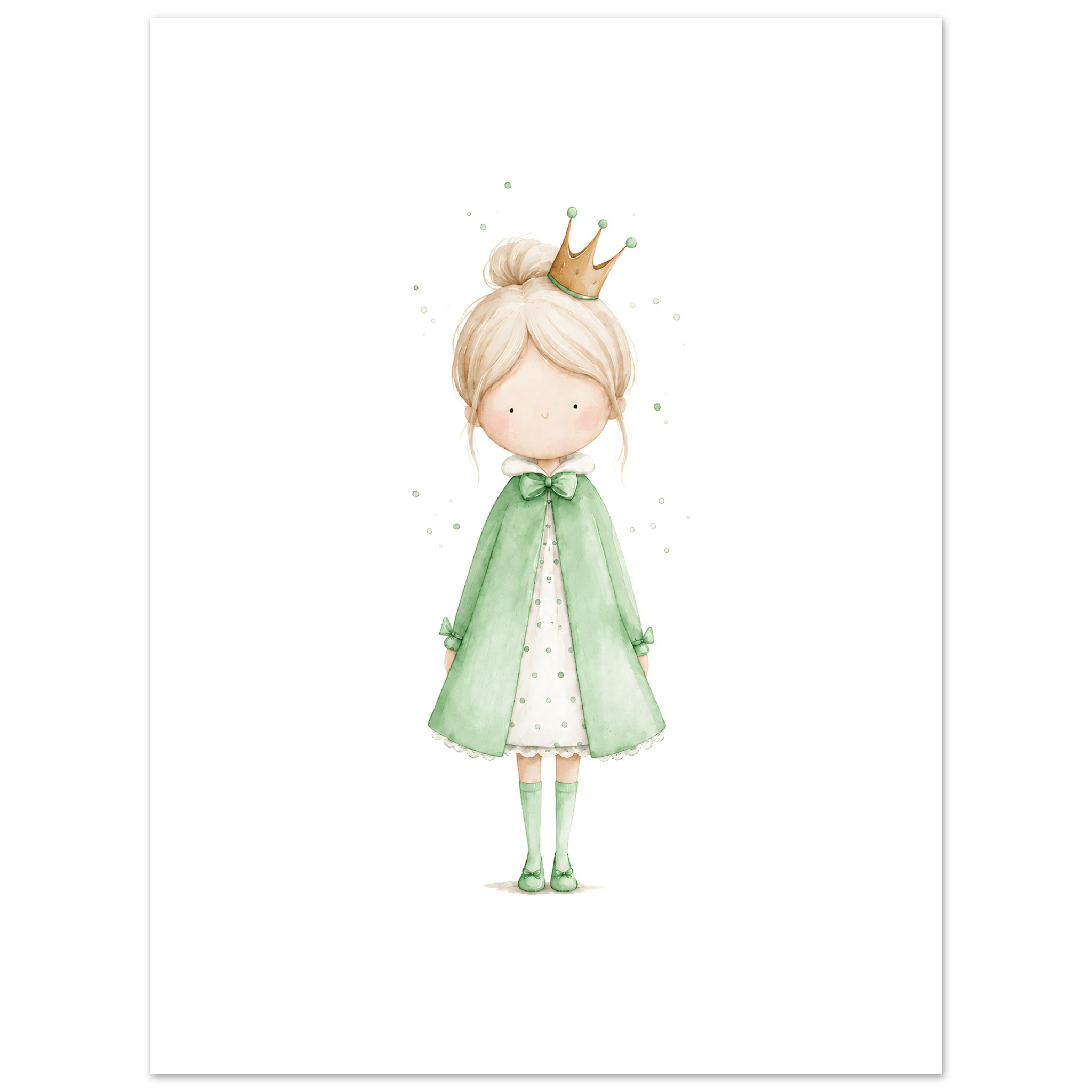 Prinsessa med personlig text poster
