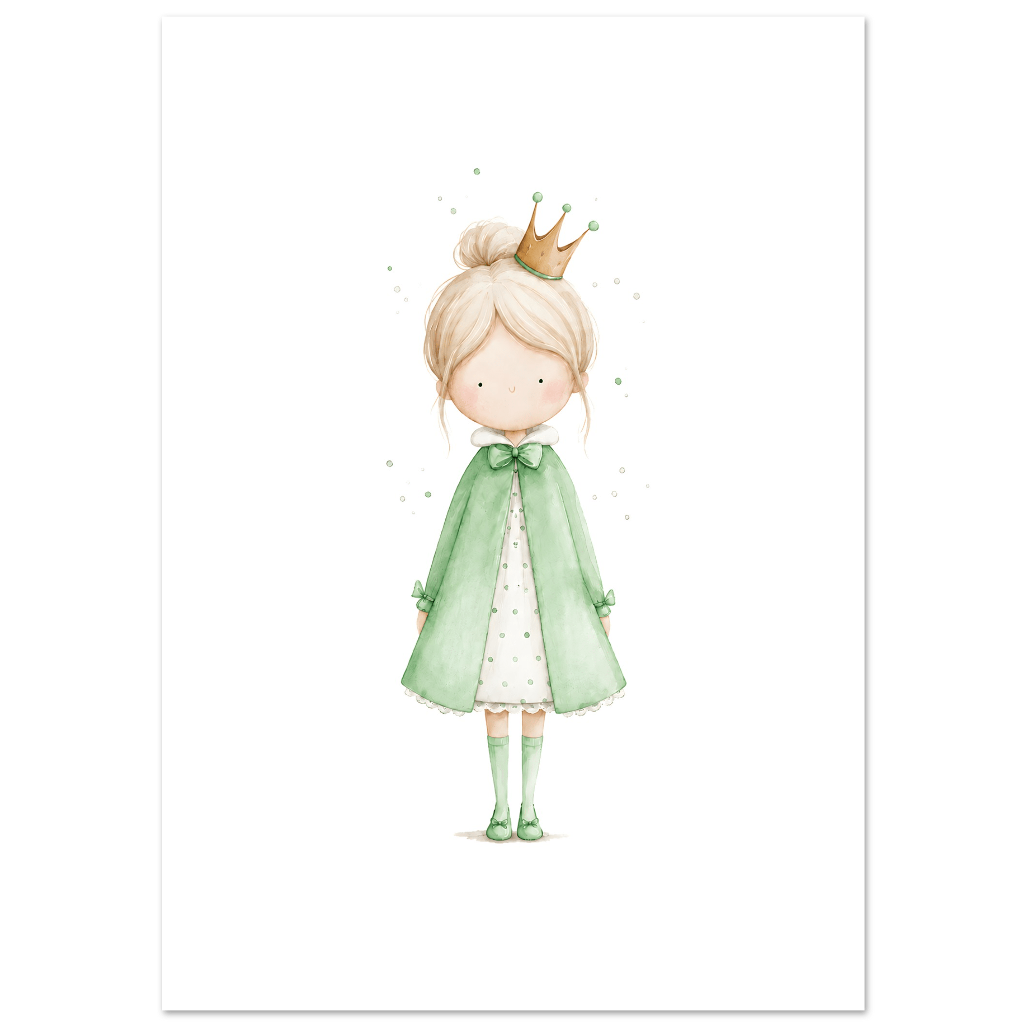 Prinsessa med personlig text poster