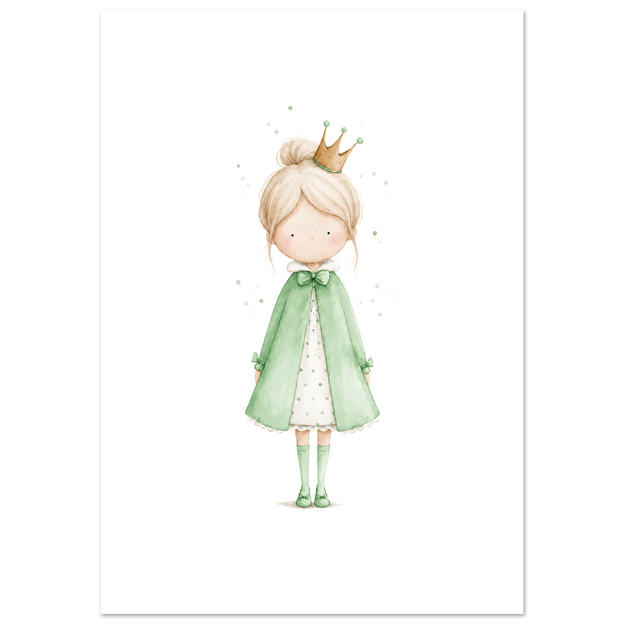 Prinsessa med personlig text poster