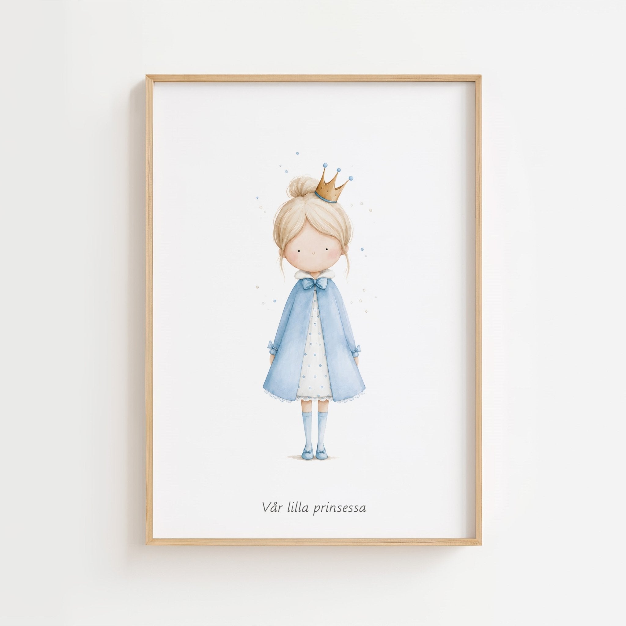 Prinsessa med personlig text poster