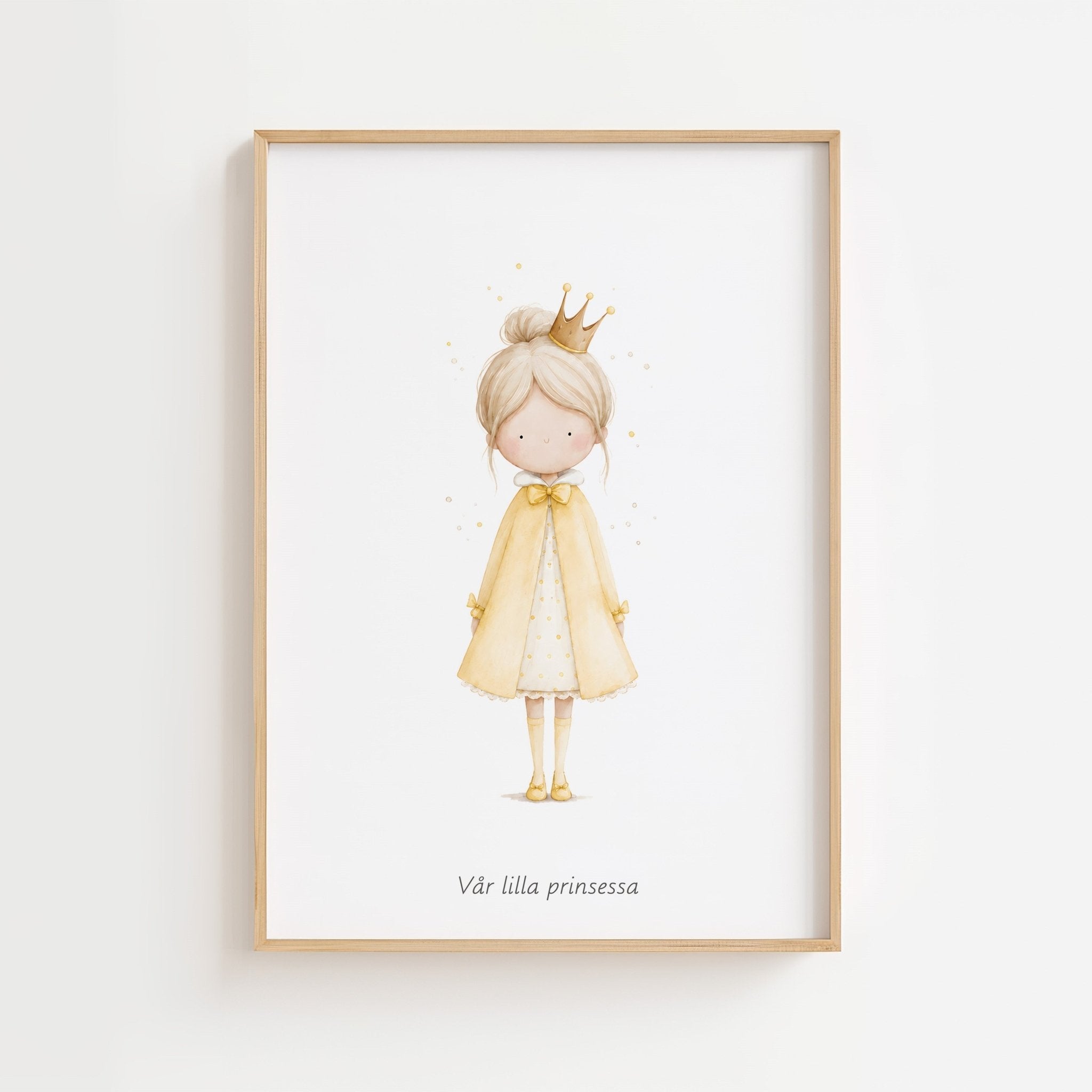 Prinsessa med personlig text poster