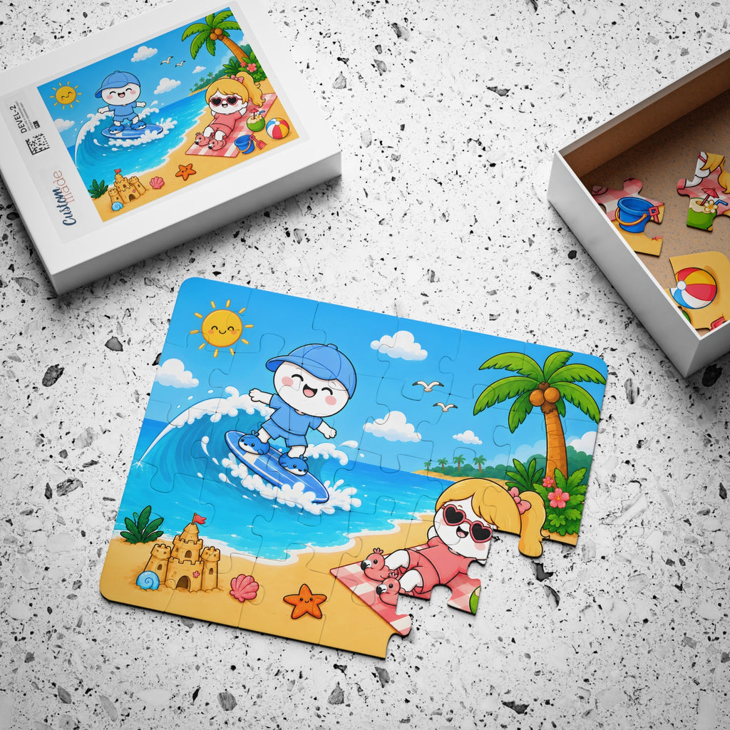 Sommarpussel med Lille & Lilli poster