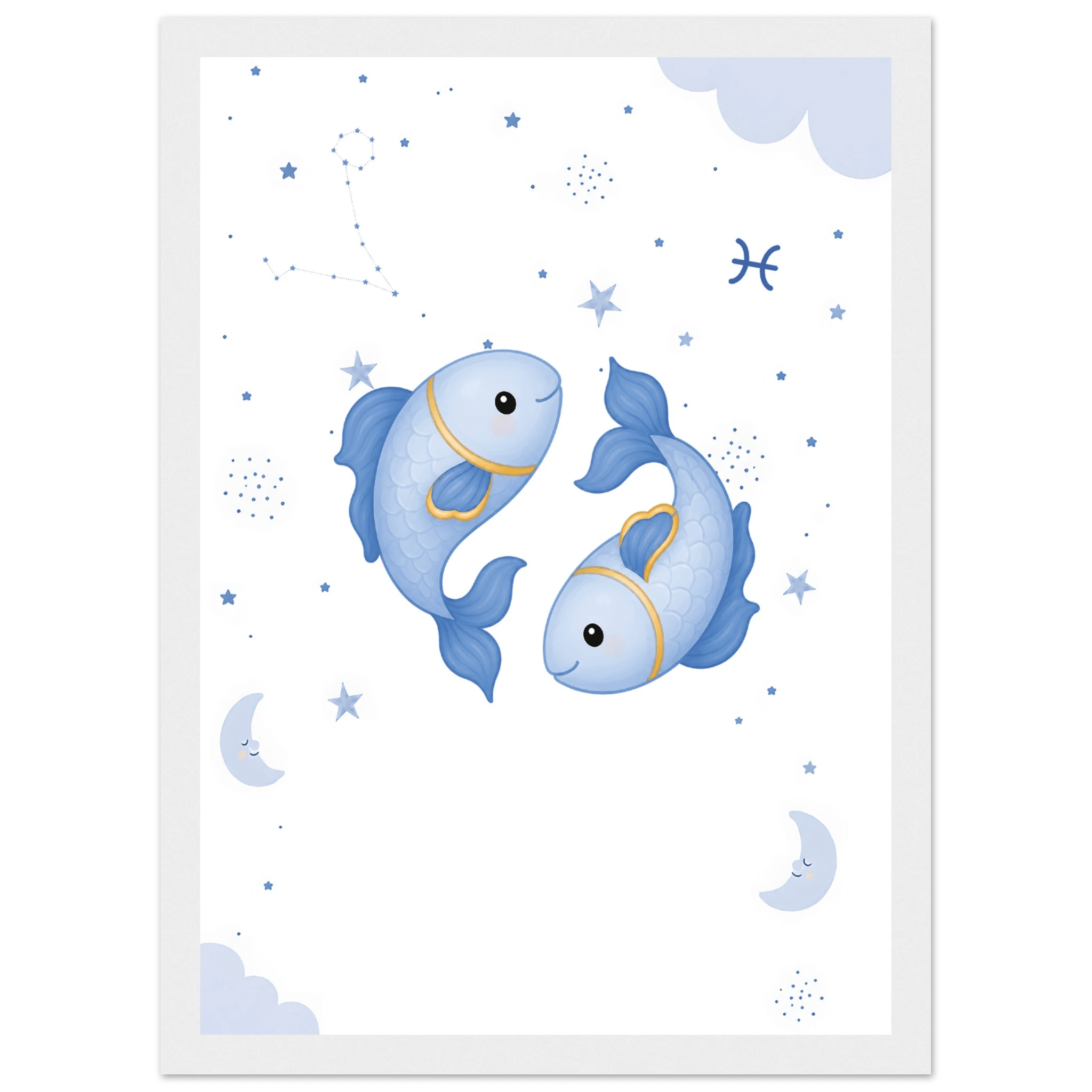 Sternzeichen Fische mit Namen poster