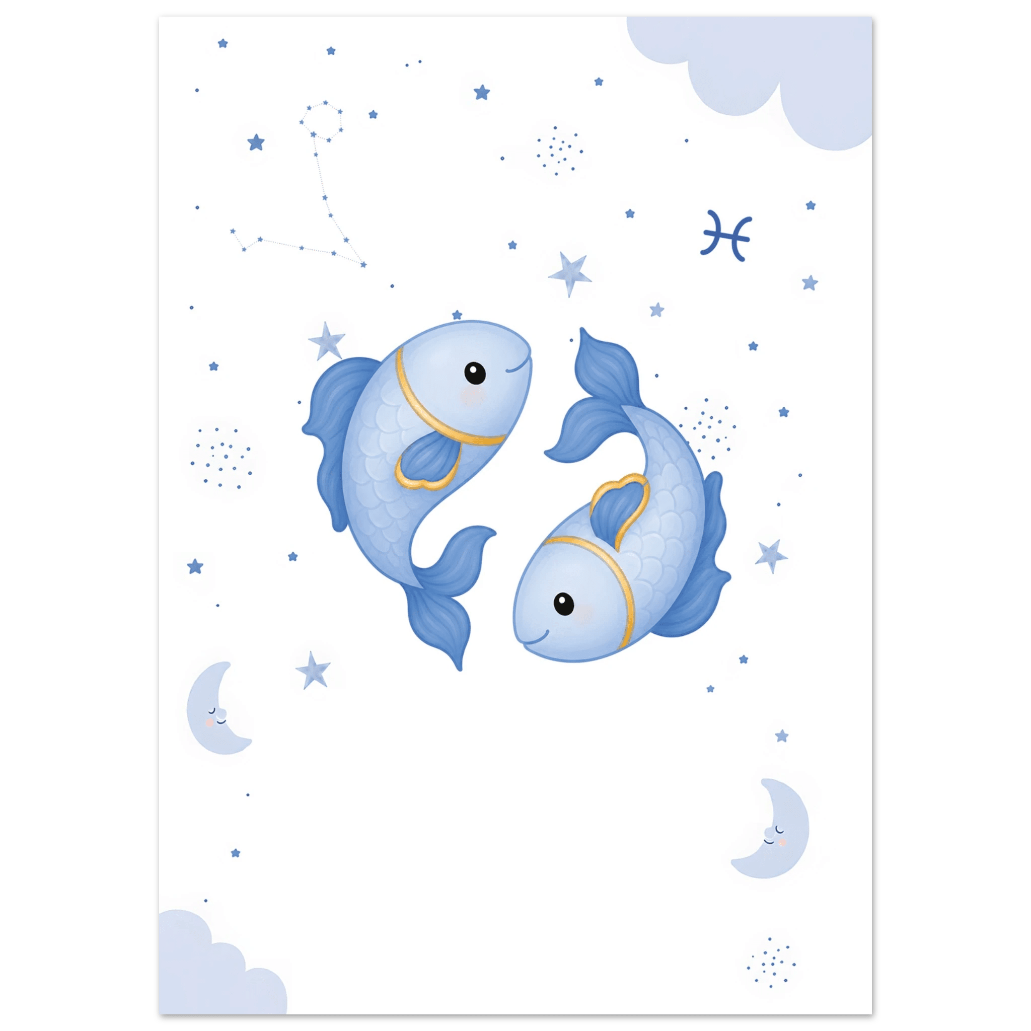 Sternzeichen Fische mit Namen poster