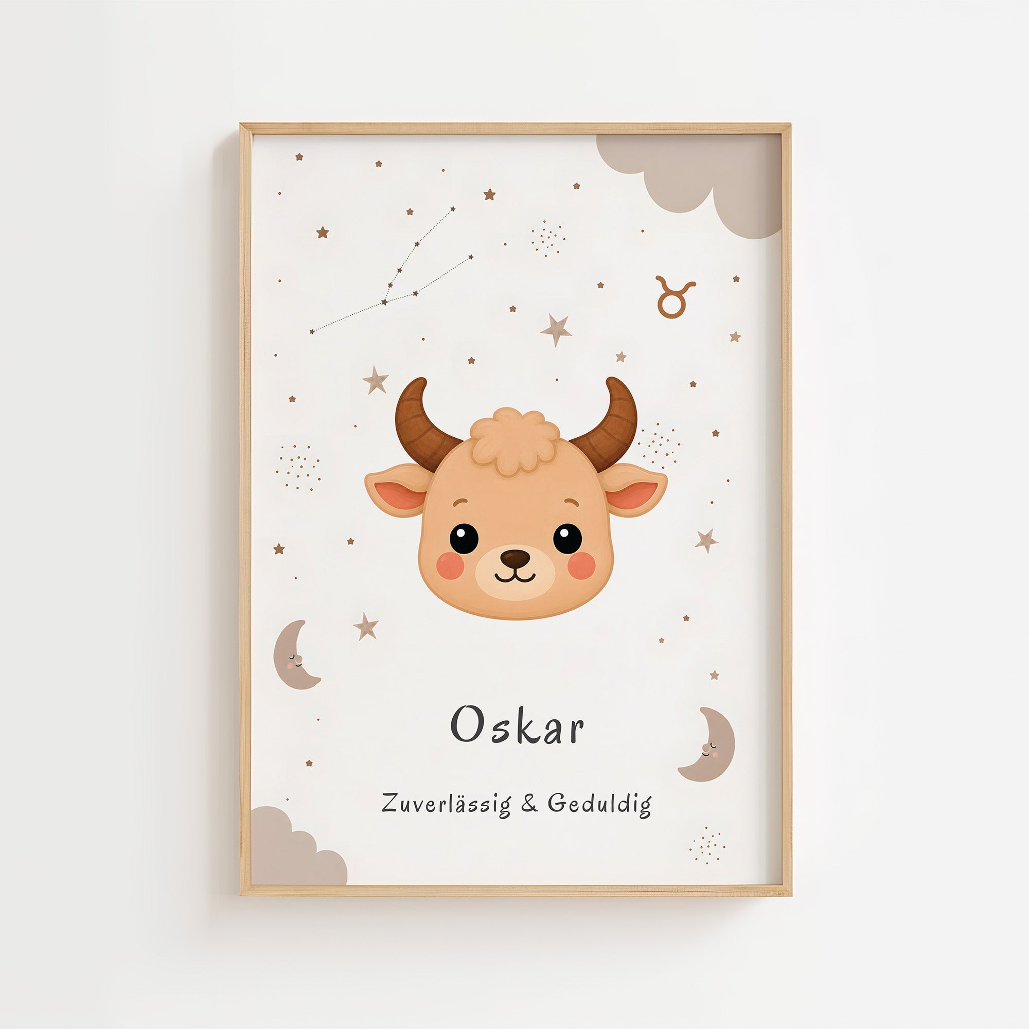 Sternzeichen Stier mit Namen poster