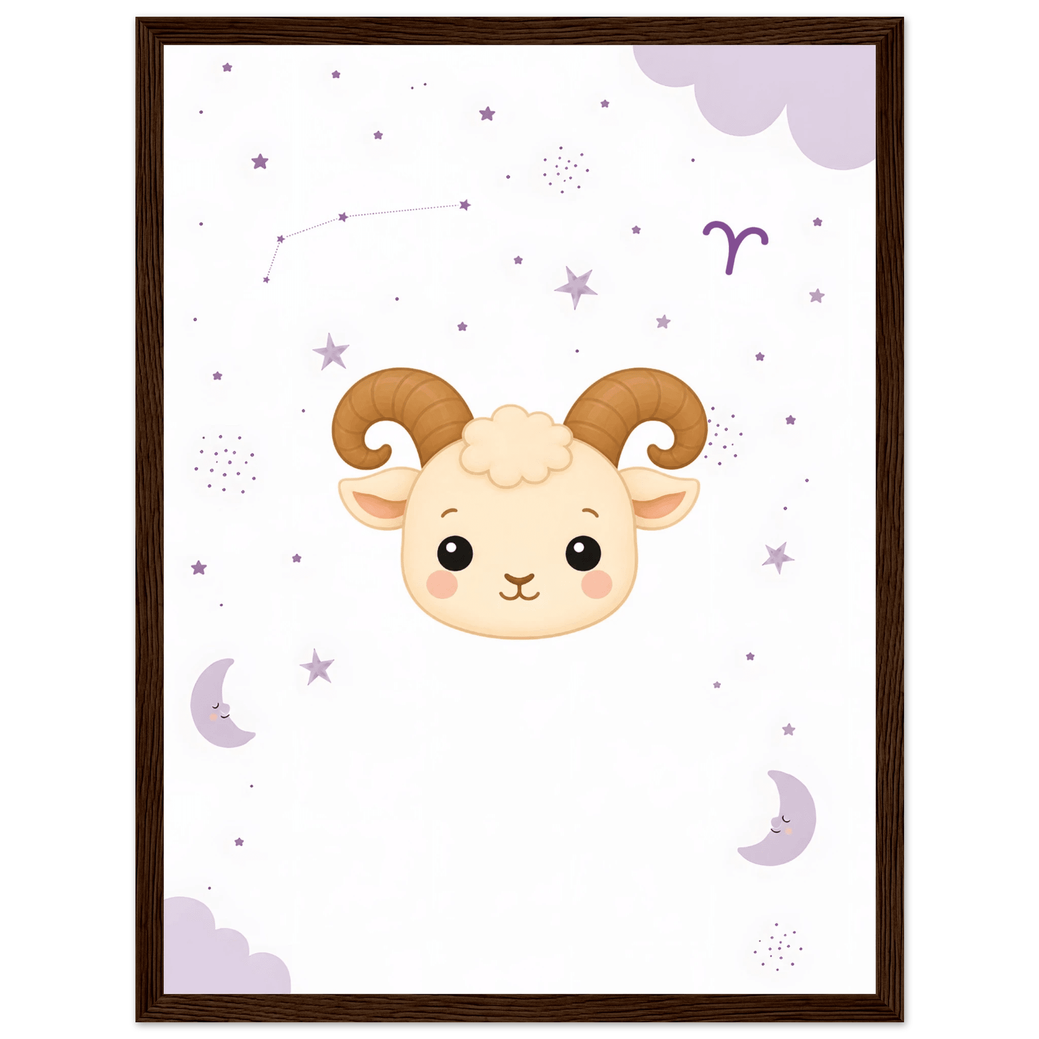 Sternzeichen Widder mit Namen poster