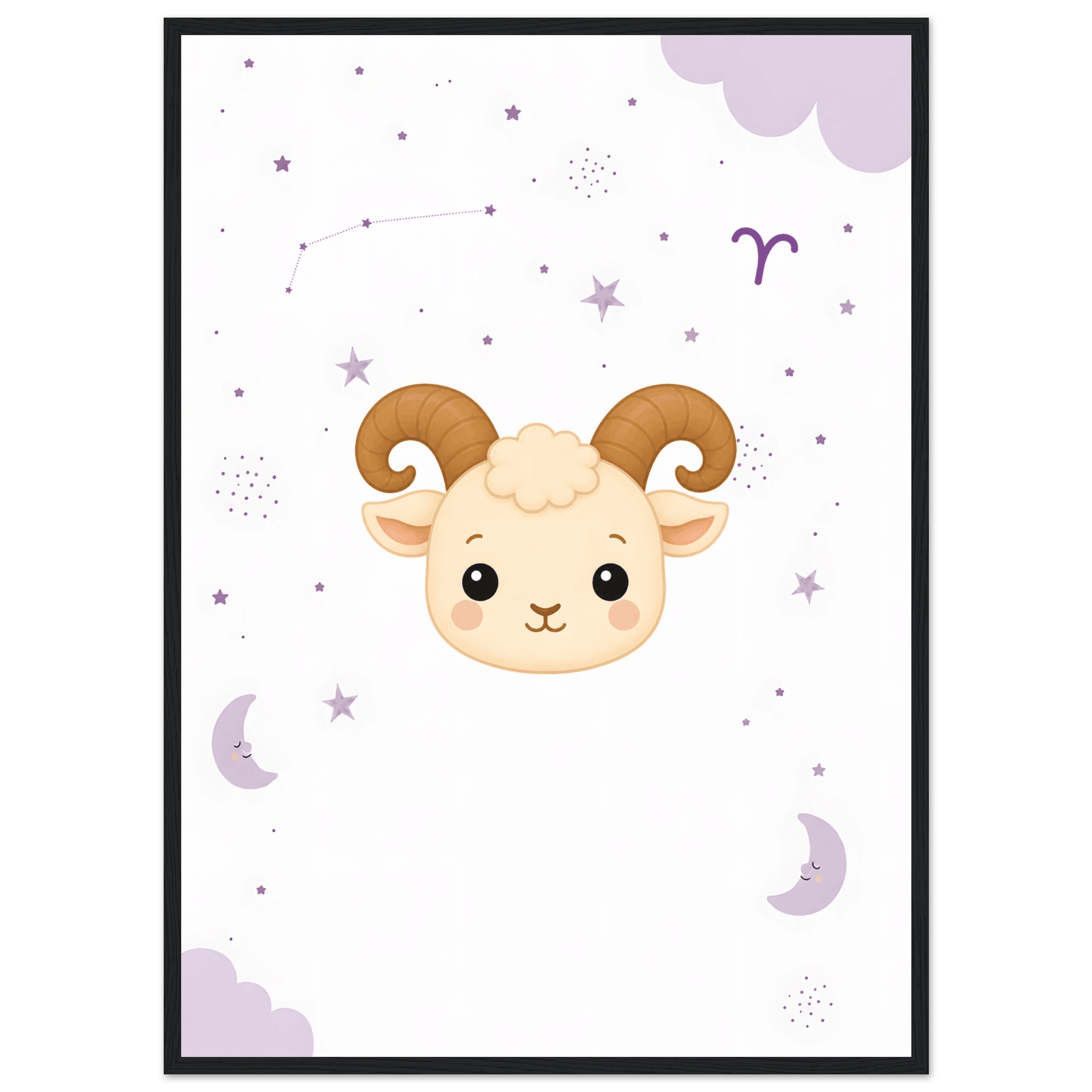 Sternzeichen Widder mit Namen poster