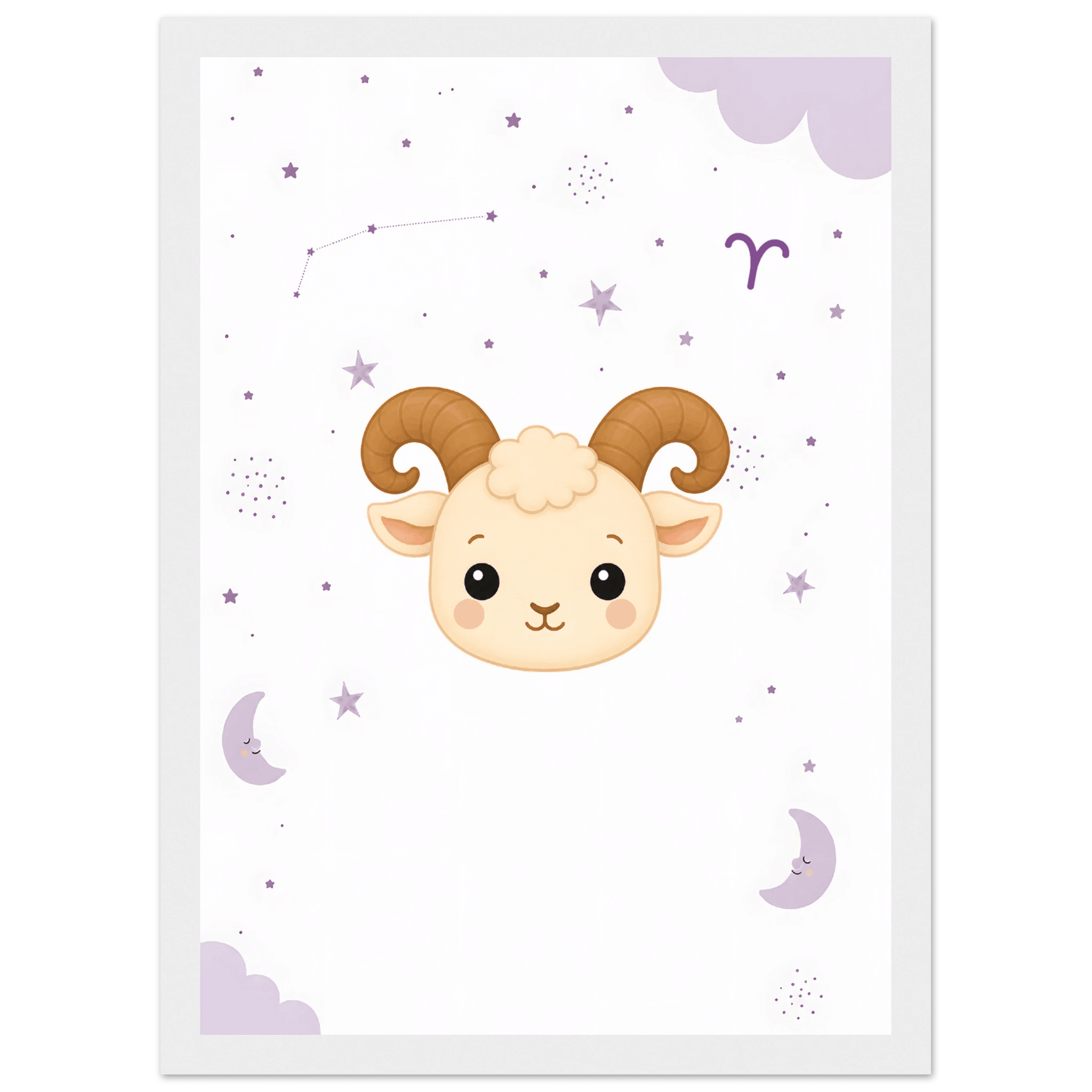 Sternzeichen Widder mit Namen poster