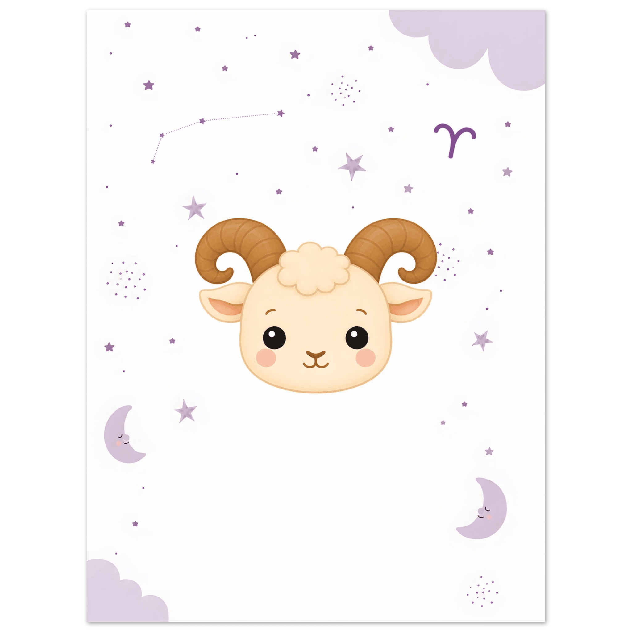 Sternzeichen Widder mit Namen poster