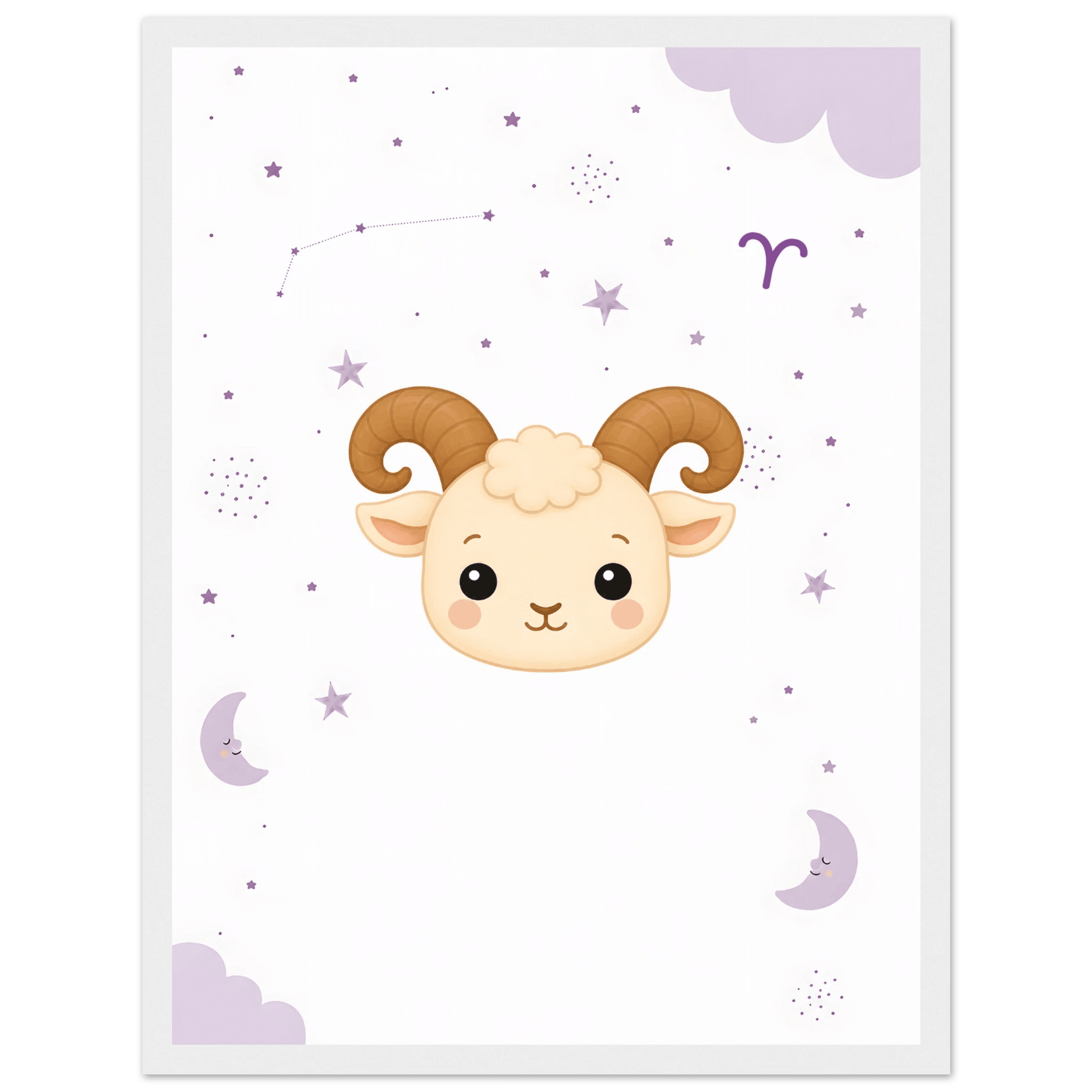 Sternzeichen Widder mit Namen poster