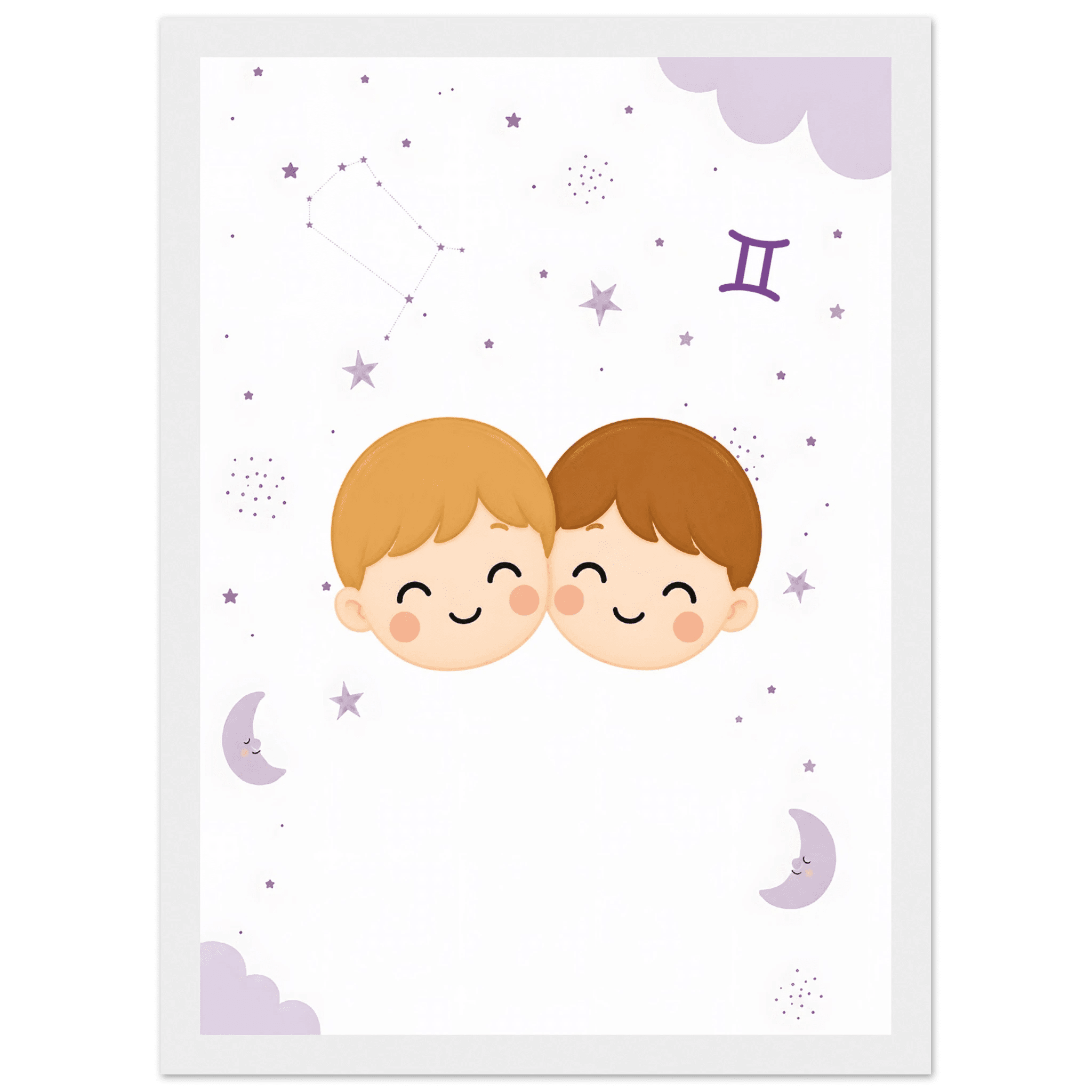 Sternzeichen Zwillinge mit Namen poster