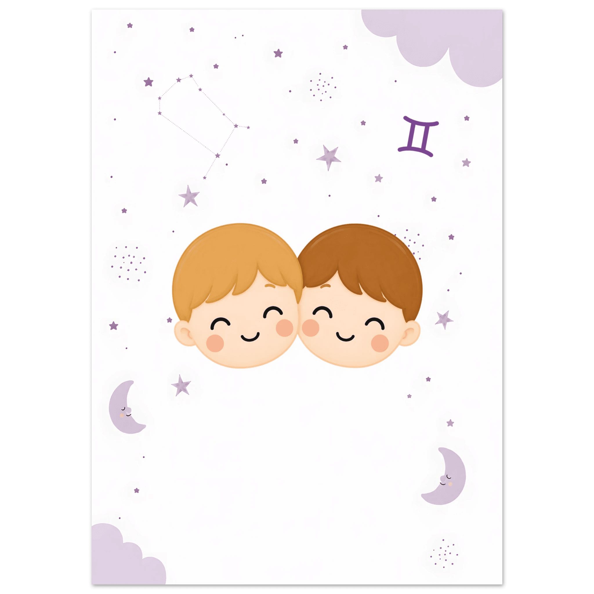 Sternzeichen Zwillinge mit Namen poster