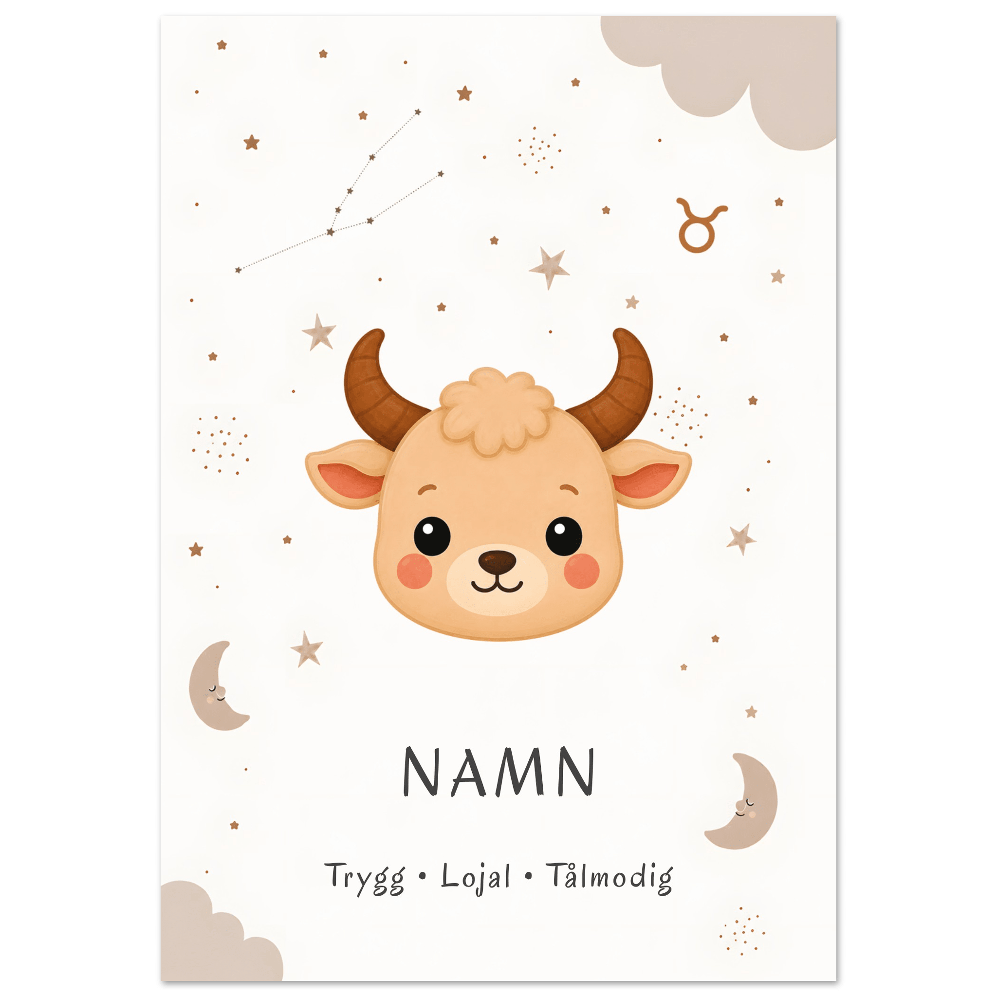 Stjärntecken oxen med namn poster