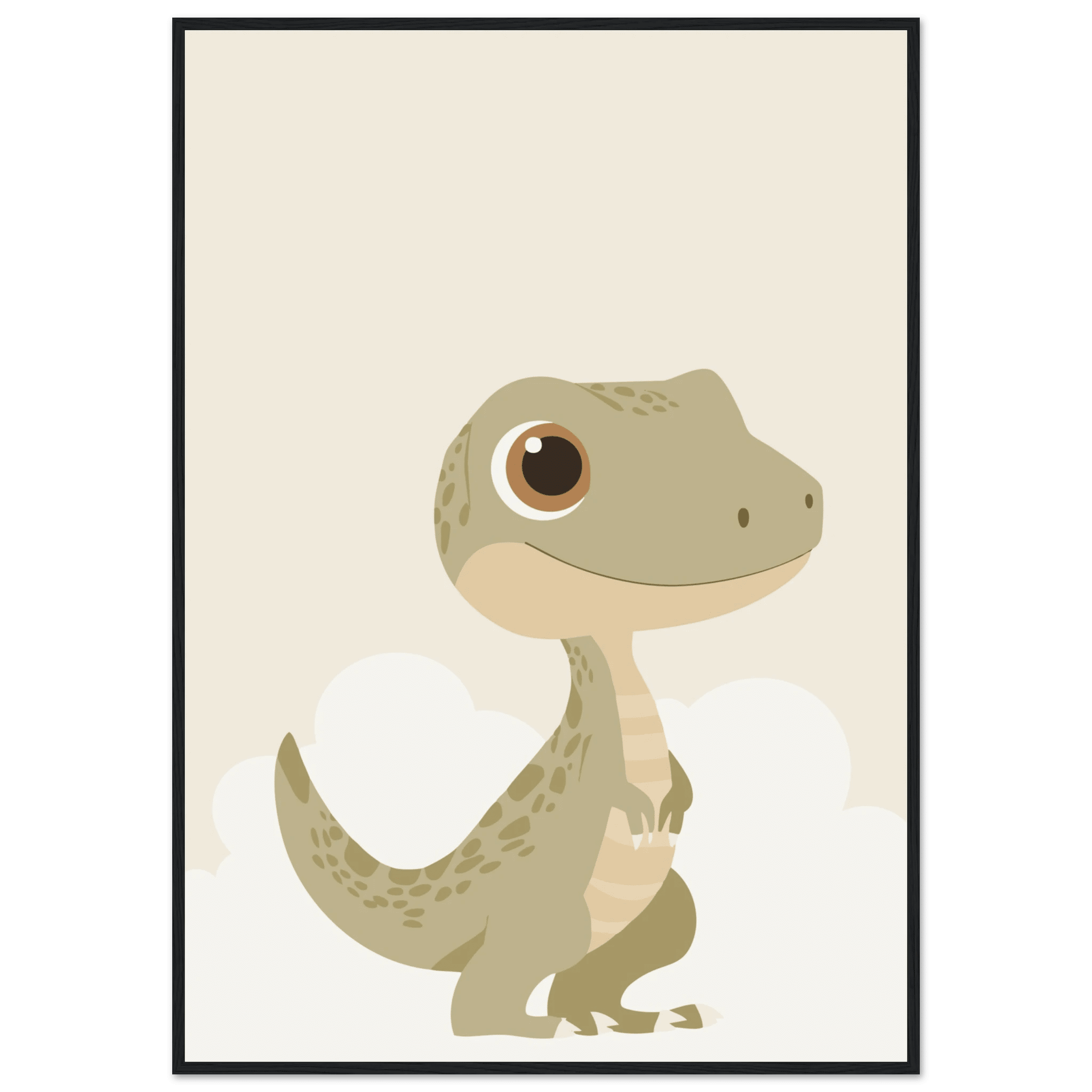 T-Rex dinosaurieposter med eget namn poster