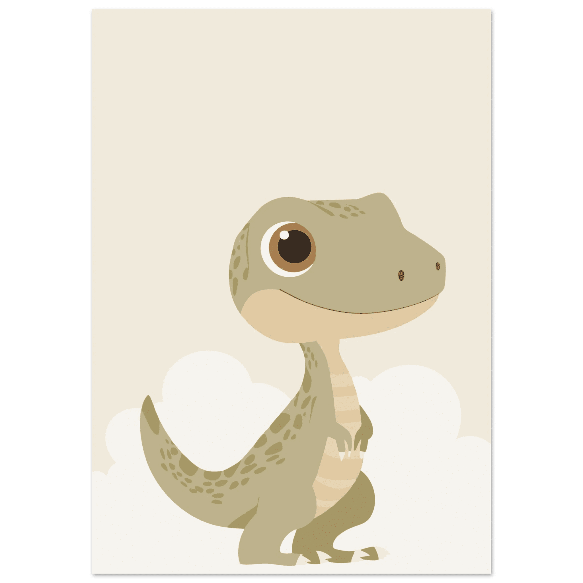 T-Rex dinosaurieposter med eget namn poster