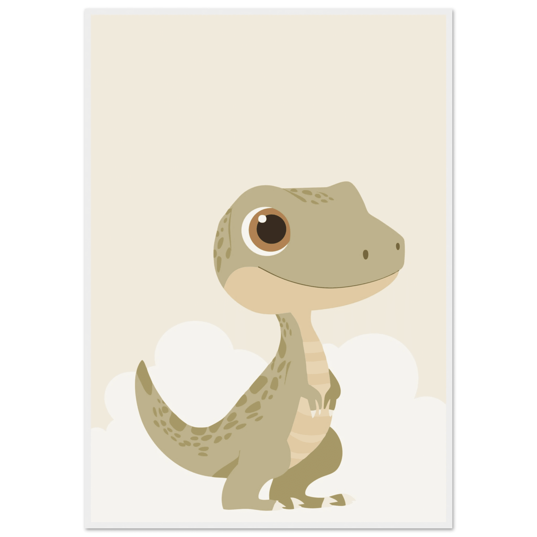 T-Rex dinosaurieposter med eget namn poster