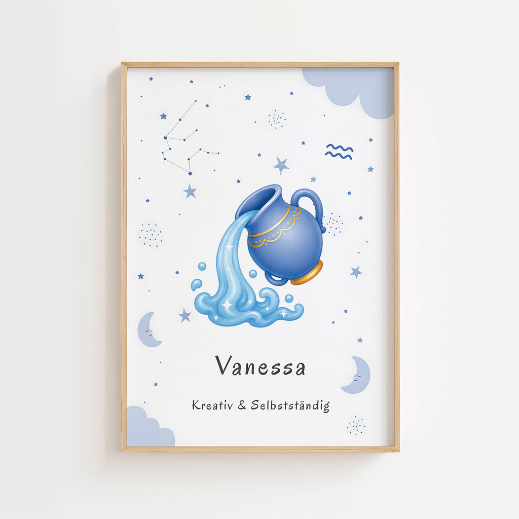 Sternzeichen Wassermann mit Namen